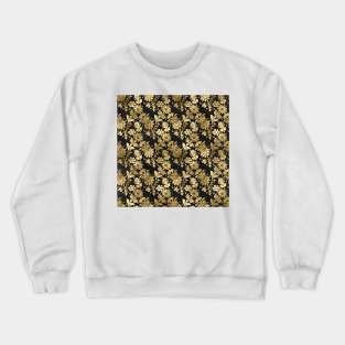 Floral Artistic Gold Crewneck Sweatshirt